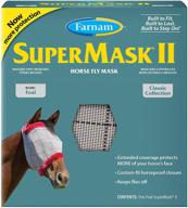 classic collection supermask ii - horse fly mask, assorted colors logo