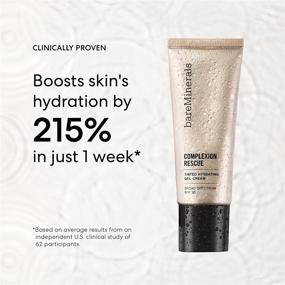 img 1 attached to 🌸 BareMinerals Крем-гель Rescue Complexion SPF 30, оттенок 04 Суэд, 1.18 жидк. унц. - Окрашенная увлажняющая формула