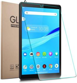 img 4 attached to 📱 Премиум Защитное стекло для экрана для Ratesell Lenovo Tab M8 FHD TB-8705F с твердостью 9H, установкой без пузырей и высокореагирующим дисплеем