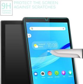 img 2 attached to 📱 Премиум Защитное стекло для экрана для Ratesell Lenovo Tab M8 FHD TB-8705F с твердостью 9H, установкой без пузырей и высокореагирующим дисплеем