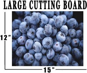 img 2 attached to Blueberries Kitchen Cutting Decorative Design