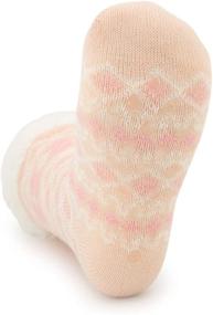 img 2 attached to 🧦 Cozy and Warm Slipper Grippers: Treehouse Thermal Sherpa Boys' Clothing for Socks & Hosiery