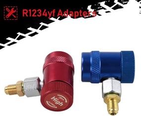 img 3 attached to Youxmoto Adapters Couplers Compatible Refrigerants