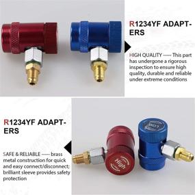 img 1 attached to Youxmoto Adapters Couplers Compatible Refrigerants