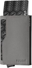 img 4 attached to VULKIT Window Leather Holder - Maximizing Men's Protection in Wallets, Card Cases & Money Organizers