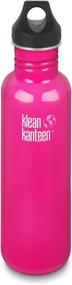 img 2 attached to 🍉 27-Ounce Dragon Fruit Klean Kanteen Classic Water Bottle with Loop Cap