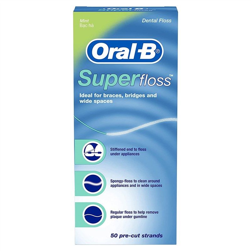 oral b super dental pre cut strands oral care in dental floss & picks 로고