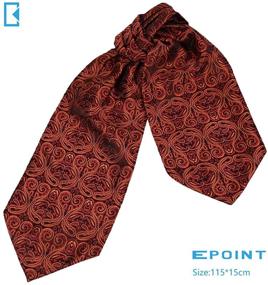 img 3 attached to 🧣 Epoint C B AQ P 018 Paisley Gentlemen Microfiber Men's Accessories: Superior Style for Dapper Gentlemen