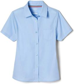 img 4 attached to 👕 Girls' Clothing with Pointed Collar and French Toast Sleeves