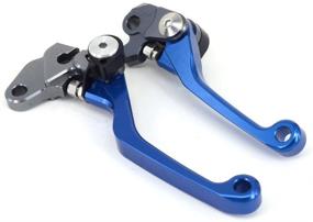 img 1 attached to 🔵 JFG RACING Билетный Пивотный Складной Сцепной Тормозной Рычаг для YZ80 YZ85 01-14 - Синий