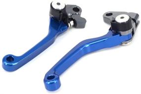 img 4 attached to 🔵 JFG RACING Билетный Пивотный Складной Сцепной Тормозной Рычаг для YZ80 YZ85 01-14 - Синий