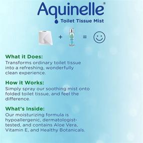 img 1 attached to Aquinelle Rain Forest Toilet Tissue Mist: Eco-Friendly & Non-Clogging Spray for Enhanced Toilet Paper Usage (2-8.25 oz)