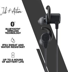 img 2 attached to Skullcandy Jib+ Active Wireless Earbud - Black: Unleash Your Audio Freedom