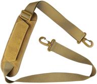 🎒 amyipo 52" universal replacement laptop shoulder strap for duffel bag & laptop case - tan logo