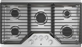img 4 attached to 🔥 Streamline Your Cooking with the GE JGP5036SLSS 36 Built-In Gas Cooktop