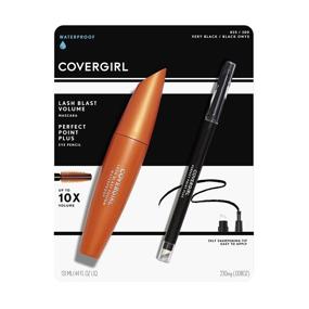 img 2 attached to Covergirl Lash Blast Volume Waterproof Mascara, Volumizing Mascara, Very Black + Perfect Point Plus Eye Pencil, Black Onyx Combo