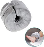 🦶 medical foot elevation pillows - ankle heel elevator wedge for bed sore, foot pressure ulcer, and surgery recovery - supportive foot cushion for sleeping, leg rest, and feet elevated support - foam pillow (1 pcs) logo