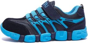 img 1 attached to 👟 DADAWEN Sneakers for Boys and Girls - Lightweight Breathable Strap Athletic Running Shoes for Toddlers, Little Kids, and Big Kids