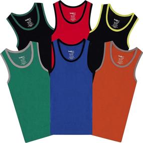 img 4 attached to Premium Cotton Sleeveless Undershirts for Boys – Top-Notch Buyless Fashion