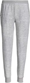 img 4 attached to 🏻 Girls' Clothing: Butter Soft Touch Athletic Sweatpants for Girls