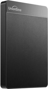 img 4 attached to 💽 UnionSine 500GB Ultra Slim Portable External Hard Drive - USB 3.0 HDD Storage for PC, Laptop, Xbox one/360, PS4 - Black (HD-006)