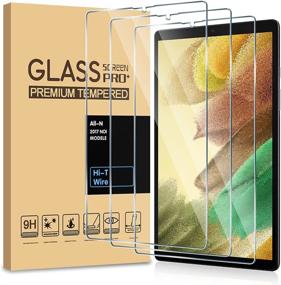 img 4 attached to 📱 Samsung Galaxy Tab A7 Lite 8.7 Inch Screen Protector (3-Pack), Tempered Glass with 9H Hardness, Anti-Scratch (SM-T220 / T225)