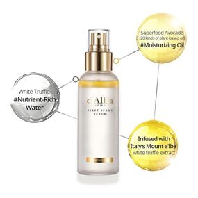 img 1 attached to 🌟 d’Alba White Truffle Mist Spray Serum: Extra Anti-Aging with Vitamin C, Avocado Oil, and K-Beauty Goodness - Dermatologist-Tested, Ultra-Hydrating, Suitable for All Skin Types