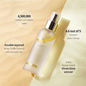 img 2 attached to 🌟 d’Alba White Truffle Mist Spray Serum: Extra Anti-Aging with Vitamin C, Avocado Oil, and K-Beauty Goodness - Dermatologist-Tested, Ultra-Hydrating, Suitable for All Skin Types