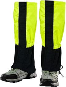 img 4 attached to Luwint Waterproof Kids Boot Gaiters Outdoor Recreation