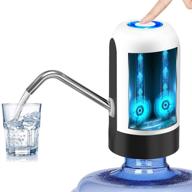 🌊 myvision water bottle pump: portable usb charging automatic 5 gallon water dispenser switch - white logo