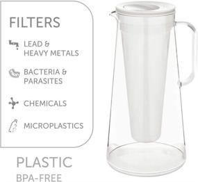 img 4 attached to 💧 LifeStraw Home Water Filter Pitchers and Dispenser: Ultimate Protection Against Bacteria, Parasites, Microplastics, and Chemicals