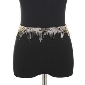 img 1 attached to Masiter Rhinestone Crystal Nightclub Accessories Women's Jewelry