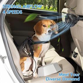 img 3 attached to 🚗 USB-Powered Battery Operated Car Fan with Retractable Clip Holder: A 360° Adjustable Cooling Solution for Back Seat Passengers, Perfect for Babies, Drivers, and Pets