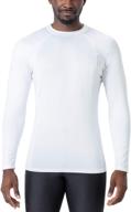 👕 naviskin men's long sleeve rash guard swim shirts: ultimate compression and sun protection upf 50+ baselayer logo