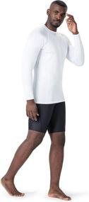 img 1 attached to 👕 NAVISKIN Men's Long Sleeve Rash Guard Swim Shirts: Ultimate Compression and Sun Protection UPF 50+ Baselayer