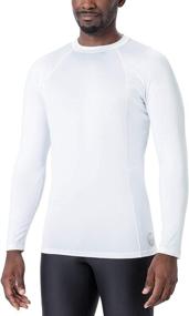 img 3 attached to 👕 NAVISKIN Men's Long Sleeve Rash Guard Swim Shirts: Ultimate Compression and Sun Protection UPF 50+ Baselayer