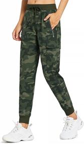 img 4 attached to Lightweight Quick Dry Hiking Pants for Women - Libin Cargo Joggers, Ideal for Athletic Workouts, Lounging, and Casual Outdoor Activities