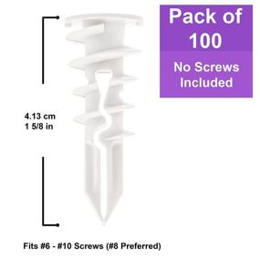 img 3 attached to 🔩 TOGGLER SnapSkru Glass Filled Self-Drilling Fastener: Efficient Fasteners and Anchors
