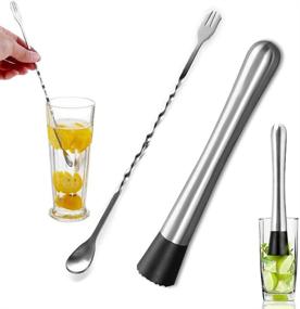 img 3 attached to 🍹 Premium Stainless Steel Bartending Spoons by Essentials SourceTon