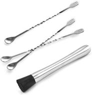 🍹 premium stainless steel bartending spoons by essentials sourceton logo