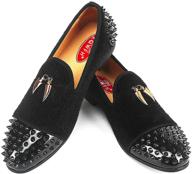 👞 men's leather embroidered xqwfh leopard loafers shoes logo