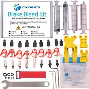 img 4 attached to 🚲 Cycobyco Mineral Oil Bicycle Hydraulic Disc Brake Bleed Kit: Suitable for Shimano, Magura, Tektro, ZOOM, and More