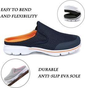 img 1 attached to 👟 CELANDA Breathable Lightweight Garden Orange Men's Shoes: Perfect Mules & Clogs for Comfortable Outdoor Wear