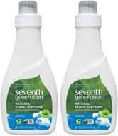 🌿 seventh generation natural fabric softener - free & clear - 32 oz - 2 pk: gentle & eco-friendly fabric softening solution logo