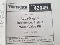 🚽 thetford rv trailer style ii water valve module - top-quality toilet water valve (1 unit) logo