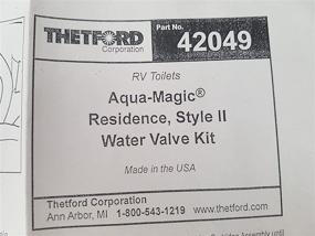 img 2 attached to 🚽 Thetford RV Trailer Style II Water Valve Module - Top-Quality Toilet Water Valve (1 Unit)