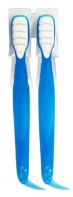 img 1 attached to 🦷 Удобные мини-щетки Crest Scope: одноразовые зубные щетки с пастой и зубочисткой для работы или путешествий - 12 штук, 6 упаковок (12 щеток)