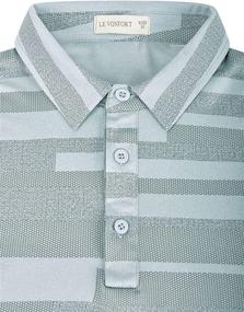 img 2 attached to 👔 Stylish VONFORT Checked Sleeve Stretch Collared Shirts for Men