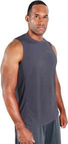 img 1 attached to DEVOPS Sleeveless Training Performance Charcoal Sports & Fitness in Other Sports