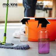 🧼 efficient cleaning made easy: mockins refillable container for essential cleaning logo